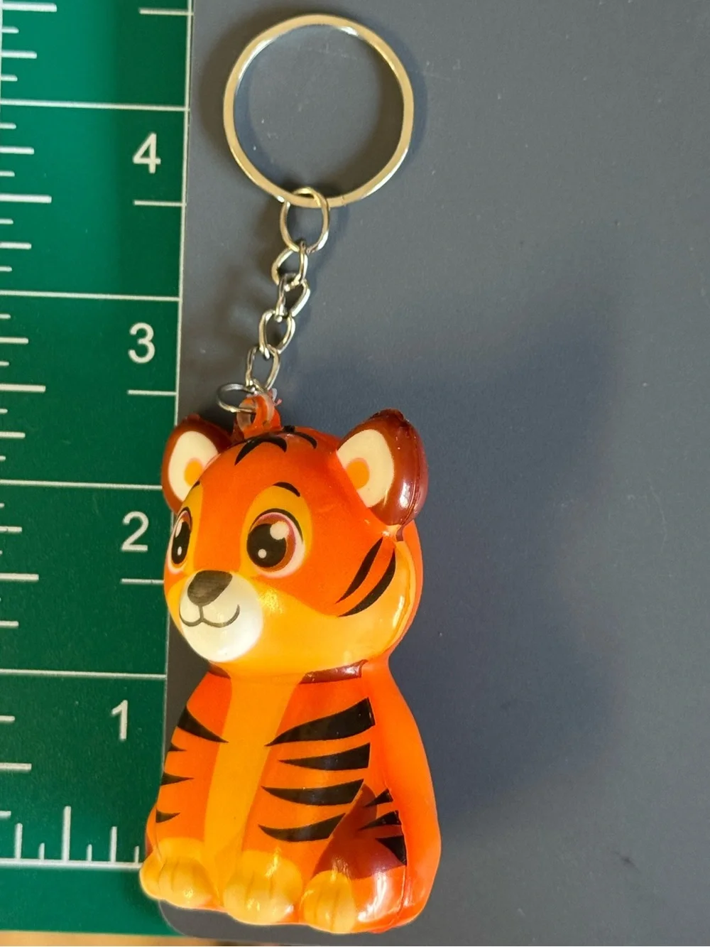 Brand New Cute Tiger Squishy Keychain TikTok Viral Safari